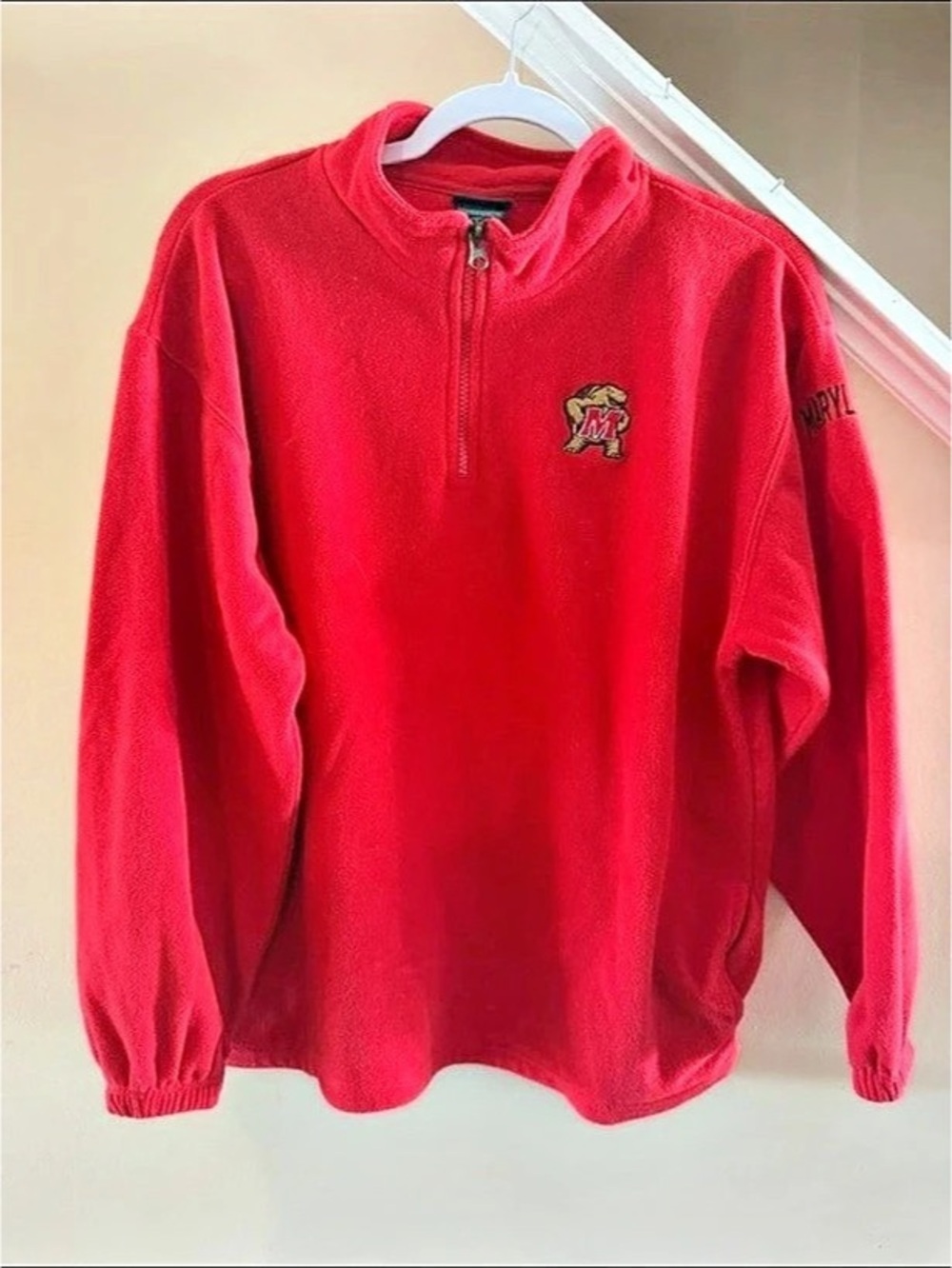 Pro Edge Red Fleece Pullover Size M (16/18)